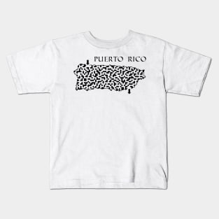 Puerto Rico Maze Kids T-Shirt